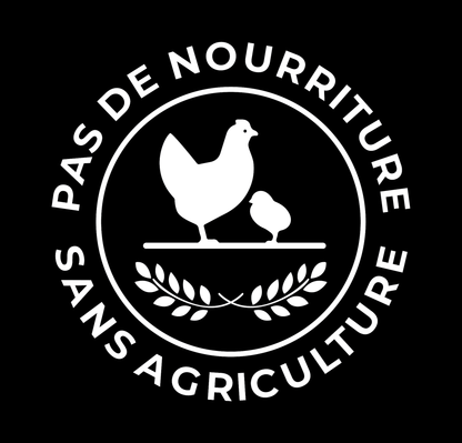 Autocollant BLANC 5 po - Poulet